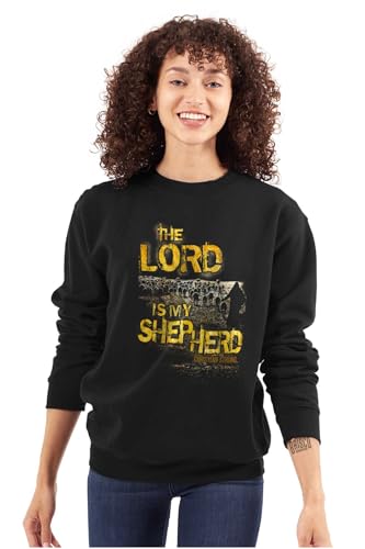 The Lord Is My Shepard Christian Men's Crewneck Sweatshirt3