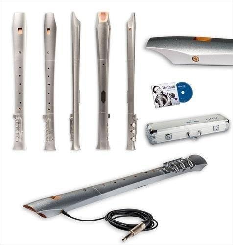 Mollenhauer ELODY Electronic Alto Treble Recorder SILVER SPARKLE