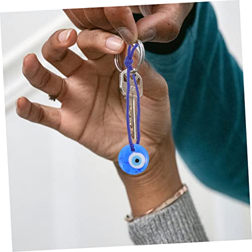 Yardenfun 9 Pçs Pingente De Olho Azul Decorações Para Casa Decorações Azuis Espelho Retrovisor Pendu