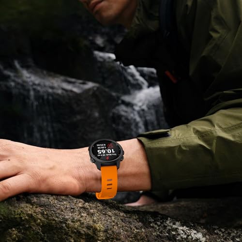 ISABAKE Correa para Forerunner 245/645 Music Band 20mm Correa Repuesto de Silicona para Garmin Vivoactive 3/ Vivomove HR