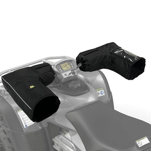 MYDAYS ATV Gloves, Motorcycle Handlebar Mittens with Touch-Friendly Bag, Windproof Warm Snowmobile Handlebar Compatible Gloves for FourTrax Grizzly Snowmobile Bicycle