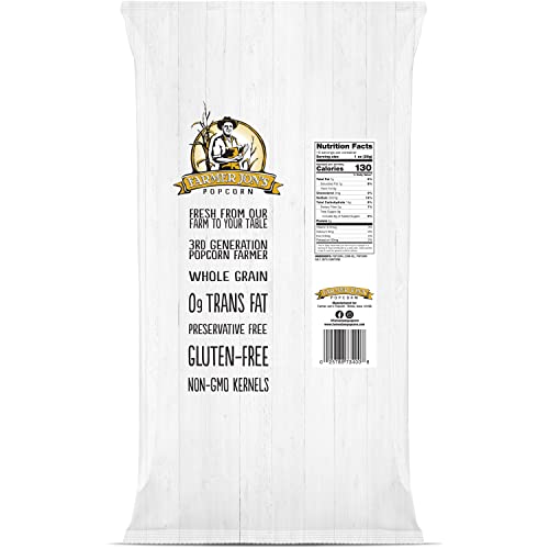 Farmer Jon'S Butter Popcorn, 10Oz Large Bag Of Butter Popped Popcorn thumb #2