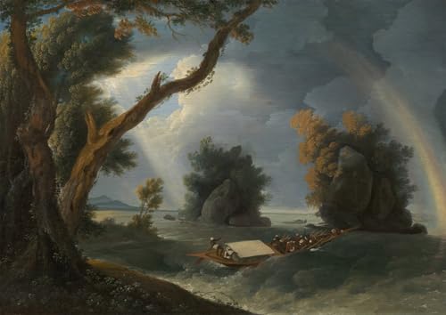 Peinture Tempête sur le Gange William Hodges tableau toile pour décoration bureau
