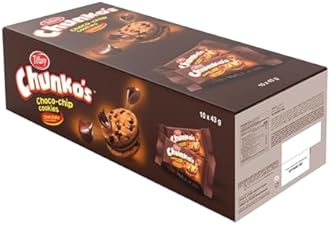 Tiffany Chunko's Choco Chip Cookies Chocolate Cream Sandwich, 10 x 43 g