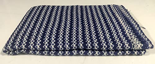 Tissu en coton doux indien haut de gamme fait main, textile fleuri de prestige pour haute couture