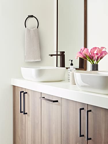 Image of Amerock | Cabinet Pull | Oil Rubbed Bronze | 6-5 /16 inch (160 mm) Center to Center | Monument | 1 Pack | Drawer Pull | Drawer Handle | Cabinet Hardware
