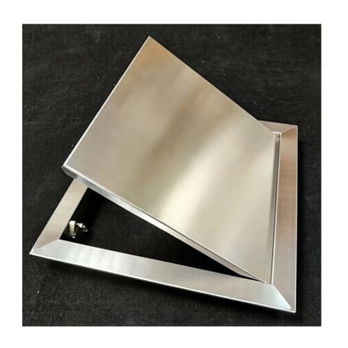 4-36 In Hidden Stainless Steel Plumbing Hatch Access Doors, Flush Mount Click Open/Close Mechanism Service Shaft Door Panel, Cei