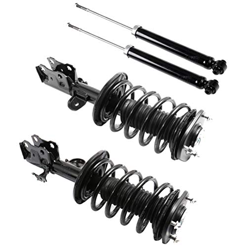 ECCPP 4pcs Front and Rear Pair Complete Strut Assembly Shock Absorber for 2010 2011 2012 2013 2014 2015 for Toyota Prius