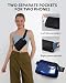 WATERFLY Bauchtasche Gürteltasche Herren Damen: Stylische Hüfttasche Sport Mode Crossbody Brusttasche Wasserabweisend Klein Hip Bag für Outdoor Reisen Wandern Festival