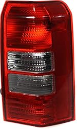 Evan-Fischer Tail Light Assembly Compatible with 2008-2017 Jeep Patriot Passenger Side
