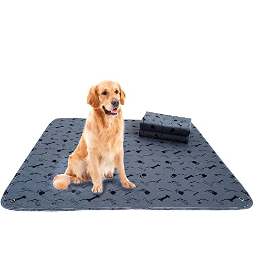 Gagurl Reusable Dog Pee Pads, Washable Pee Pads For Pets, 36" X 41" Waterproof Non-Slip Dog Mats, Dog Training Pads With Fast Absorbent, Lightweight Whelping Pads, Potty Pads (2 Pack) #TOP25
