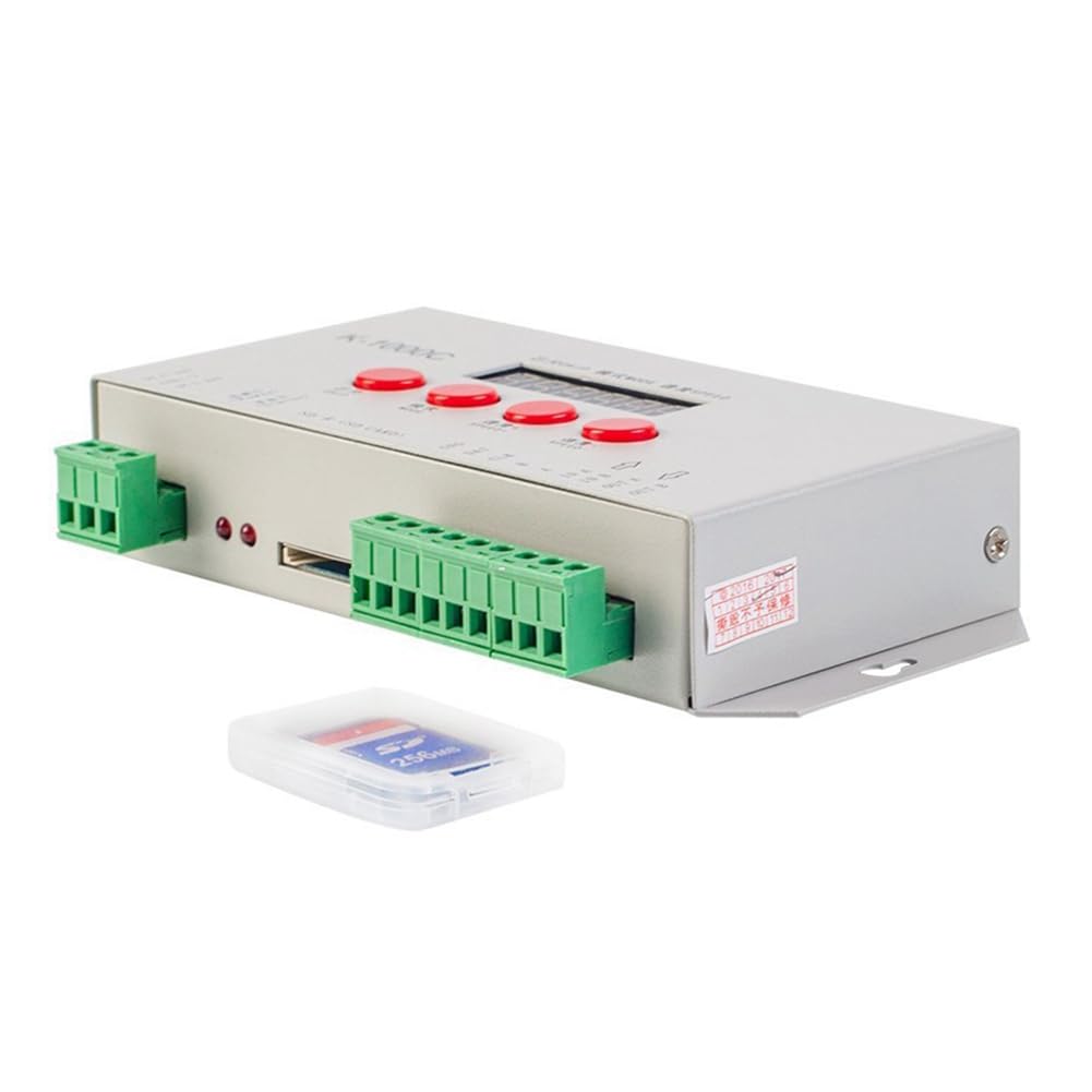 Controller per scheda SD K1000C Controller RGB WS2801 WS2811 WS2812B LPD6803 Controller di programma LED 2048 Pixel DC5-24V