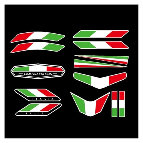 Autocollants voiture drapeau italien édition limitée pour afficher votre passion