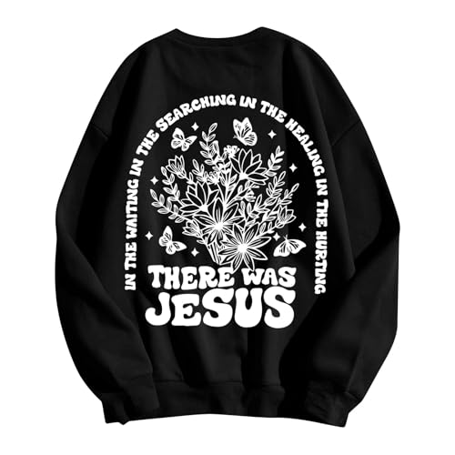 Oversized Sweatshirts For Teen Girls Cute Crew Neck Fleece Hoodies Letter Print Drop Shoulder Long Sleeve Sweatshirts4