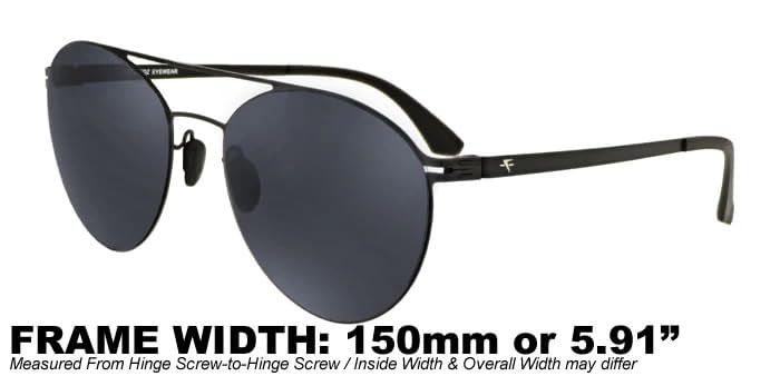 FATHEADZ EYEWEAR Sandbag - Polarized Men's Sunglasses, 63-20-150 (XL Black)2