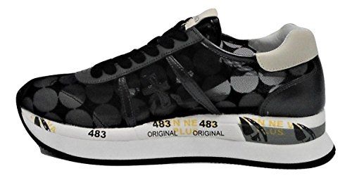 Premiata donna conny 1927 black-silver (37)
