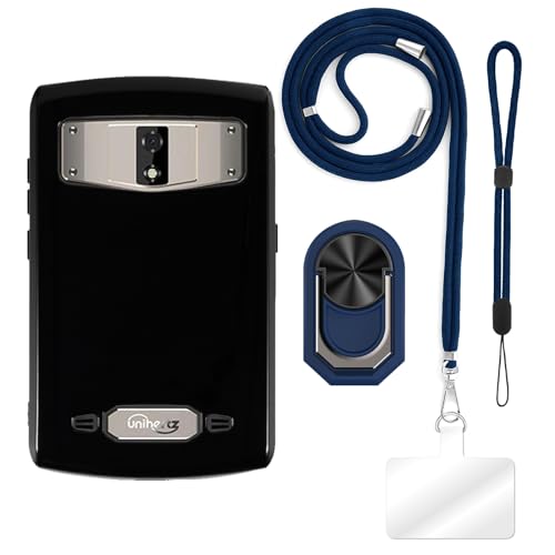 ESCAMOT [4 in 1] �P�[�X Unihertz Titan �Ƃ̌݊�������A�X�g���b�v�A���X�g�o���h�A�����O�t���A�ϏՌ��ی�J�o�[���s�p�Z�b�g (�u���[�Z�b�g)