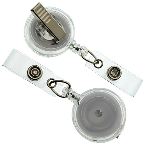 Badge rétractable avec clip alligator pivotant Specialist ID à 360 degrés pour cartes d'accès