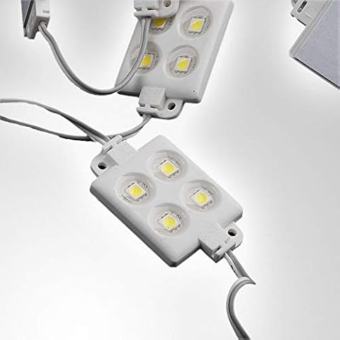 20x LED modules 4xPower White SMD LEDs Waterproof 12V Cover
