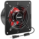 Fanspex 10' High Velocity Exhaust Fan for Kitchen, 1020 CFM Wall Mount Household Ventilation Fans for Workshop Attic Garage Shed Greenhouse Barn, 62W Low Consumption