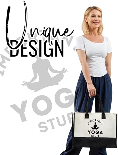 Bolso Tote para Instructoras de Yoga con Cierre y Correa miniatura 2