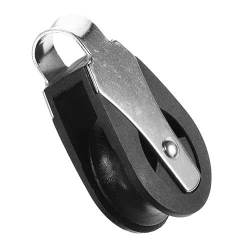 ifundom Smooth Sailing Pulley Block Stainless Steel Nylon Hardware for Kayak Anchor Trolley Efficient Rope Gliding Essential Sailing Equipment