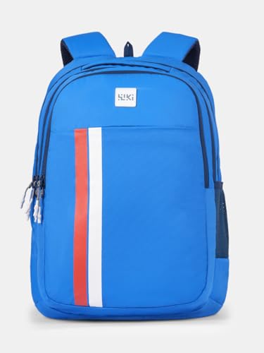 Image of Varsity Pro Solid Backpack, 35L, 3 Compartments + 1 Pocket, File Folder Section, Built-in Organizer, Spacious School, College & Office Bag