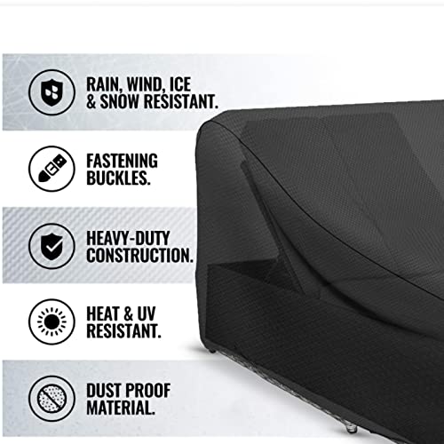 Oxford Stoff Chaiselongue Abdeckung - Wasserdichte Abdeckung Für Doppelliege Im Garten