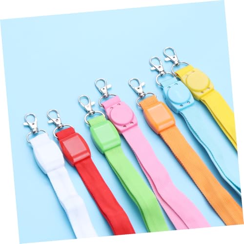 Cordon lumineux LED TEHAUX : repérez vos clés la nuit, nylon multicolore 7 pièces