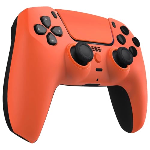 Image of Custom Controllerzz Custom Wireless Controller Compatible with PS5 - Multiple Designs Available (Orange)