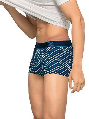 Image of XYXX Anti-Bacterial, Odour-Free Cotton Stripes Parallax Trunks for Men