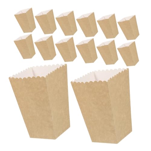 SOIMISS 24 Piezas Cajas Kraft para y Aperitivos Contenedores Desechables para Fiestas y Reuniones Familiares Xs para Pollo Frito y Snacks