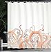 Ambesonne Octopus Shower Curtain, Octopus Tentacles Background Underwater Marine Nature and Sea Creatures Nautical, Cloth Fabric Bathroom Decor Set with Hooks, 69