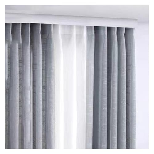 Riel para Cortina Personalizable de Aluminio para Baños y Oficinas