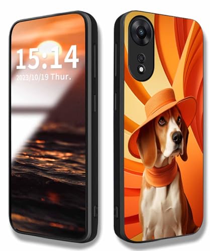 HAOYE Cover per Samsung Galaxy A14 4G / 5G, Custodia in Modello di Gatto Carino, Antigraffio