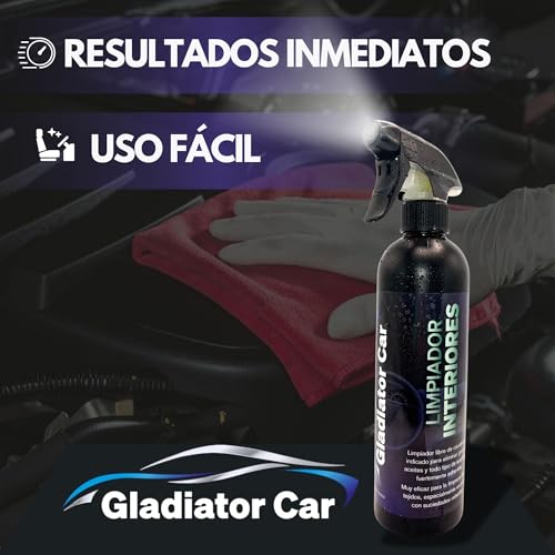 Limpiador Multiusos Profesional APC Para Coche y Moto Elimina Suciedad Grasas y Aceites - Eficaz en Tapicerías y Superficies - Actúa Rápidamente | GLADIATOR CAR - imagen 3