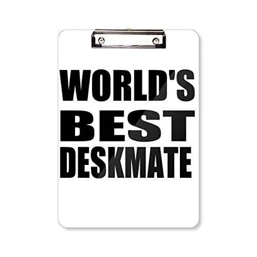 Porte-bloc A4 World's Best Deskmate avec pince haute résistance anti-glisse
