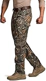 CQR Men's Tactical Pants, Water Resistant Ripstop Cargo Pants, Lightweight EDC Work Hiking Pants, Outdoor Apparel, Duratex Mag Pocket Hunting Camo, 32W x 30L