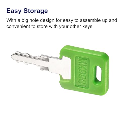 Image of uxcell Ignition Key, Motorhome Start Keys for Code 9901- M / 6601 RV (Part Number MK9901) 2Pcs