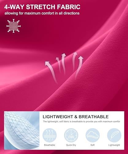 Image of Women's Short Sleeve Workout Shirts UPF 50+ Sun Protection T-Shirts Quick Dry Breathable Gym Running Hiking Tops for Women