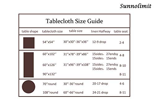 Ylzyaa Rectangle Tablecloth - 60 X 102 Inch - Purple Rectangular Table Cloth For 6 Foot Table In Washable Polyester - Great For Buffet Table, Parties, Holiday Dinner, Wedding & More #TOP6