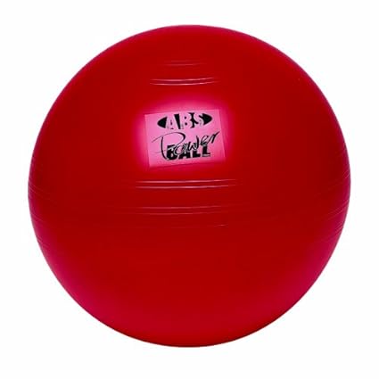 3B Scientific Red ABS Power Gymnastics Ball, 65cm Diameter,