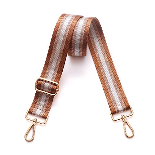 Image of Purse Straps Replacement Wide Crossbody Shoulder Strap for Bags Purse Extender Accessories Guitar Straps, Gold Buckle-204, 1.5inch, fashion
