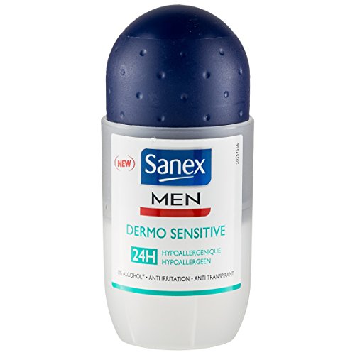 Sanex déodorant homme bille sans alcool évite les rougeurs cutanées 50ml