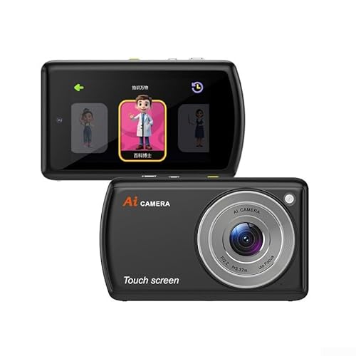 Posheliox Fotocamera AI selfie con doppia lente da 13 MP,