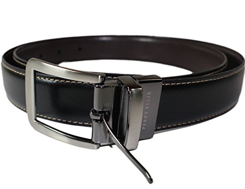 Perry Ellis Portfolio Mens Reversible Leather Belt (40)