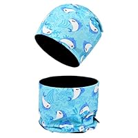 Kinder Beanie Mütze Schal Schlauchschal Set Baumwoll Loop Schal Junge Und Mädche Herbst Frühling