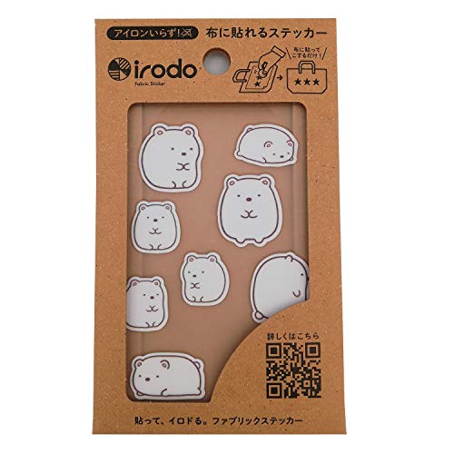 サンエイ irodoすみっコぐらし布転写シール しろくまSGN001