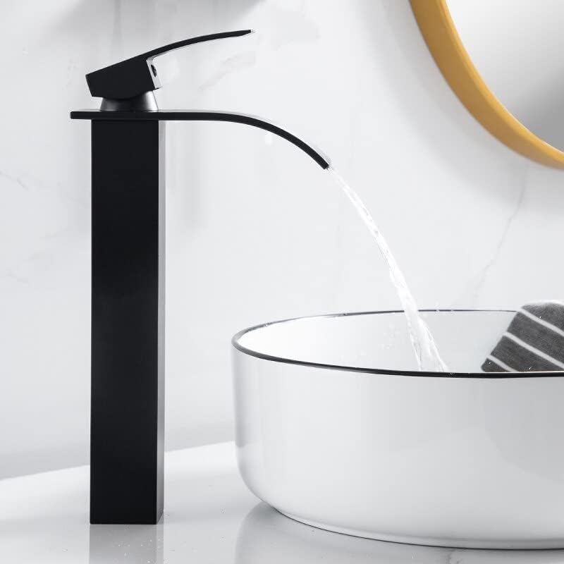 Mitigeur évier et lavabo noir brossé robinet eau chaude froide
