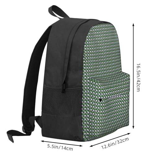 Mochila para adulto resistente al agua con estampado de balón miniatura 3